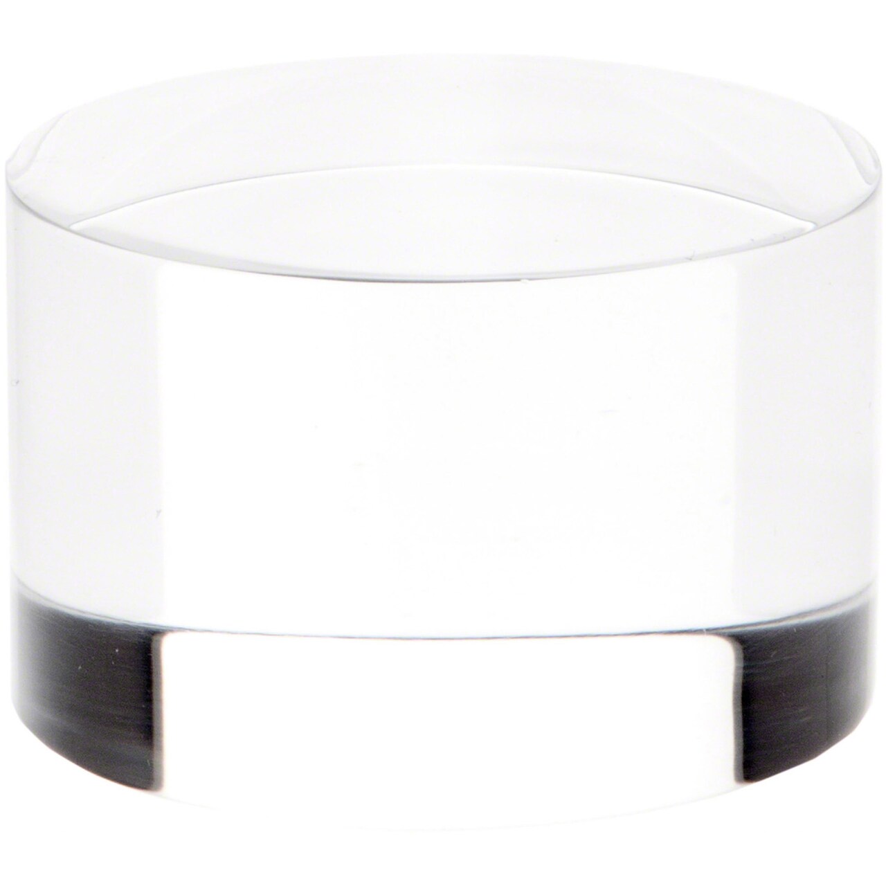 Plymor Clear Acrylic Solid Cylinder Round Display Riser, 1.5" H x 2.5" W